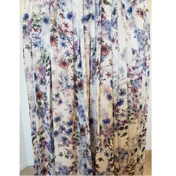 H&M Floral Pleated Midi Dress - Picture 8 of 9